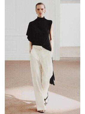 ZARA DRAPED ASYMMETRIC TOP